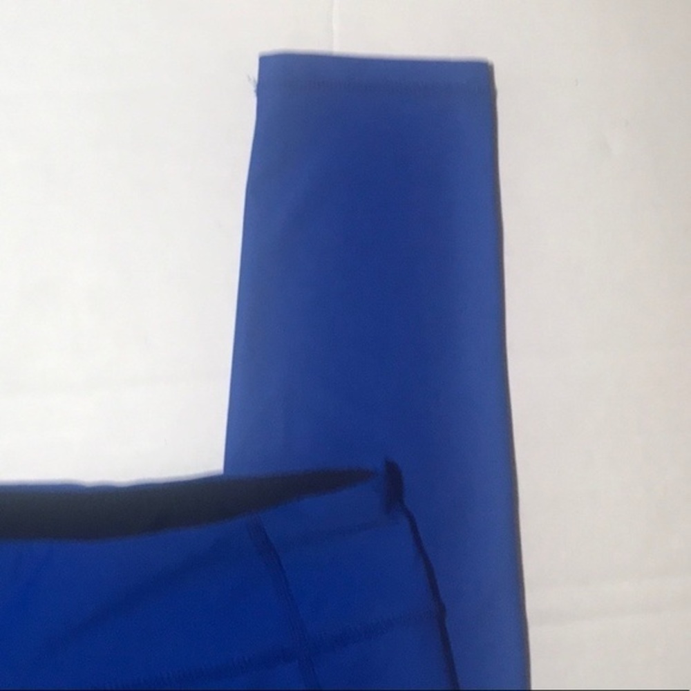 KI Pro NYC Black/Blue Performance Leggings - Picture 5 of 8
